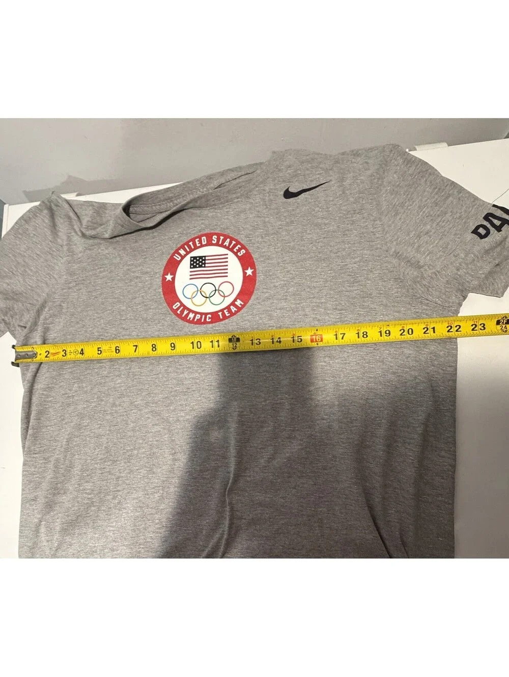 Mens The Nike Tee Size Large Gray United States Olympic Team Print